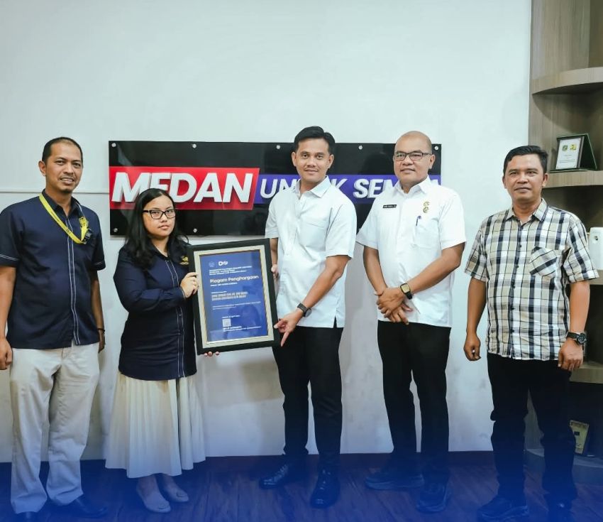Dinas SDABMBK Kota Medan Raih Penghargaan Dari DJP Sumut I