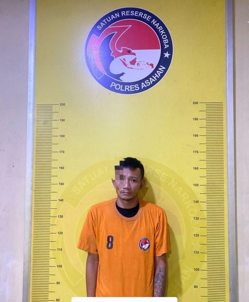 Satres Narkoba Polres Asahan Tangkap Pengedar Sabu di Sentang