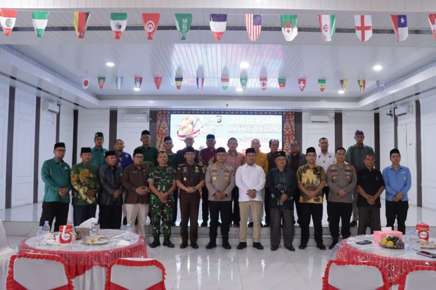 Polres Asahan Gelar Doa Bersama Lintas Agama dan Santuni Anak Yatim dalam Rangka HUT Bhayangkara ke-80