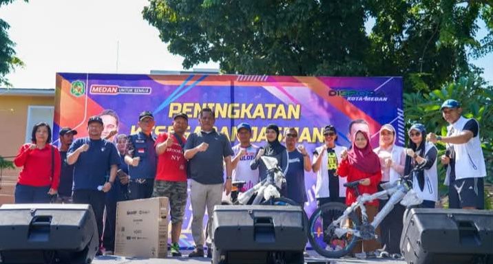 Dispora Medan Dorong Warga untuk Tingkatkan Hidup Sehat