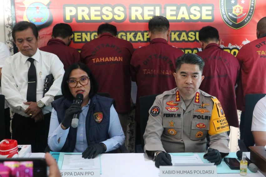 Polda Sumut Gagalkan Penyelundupan 8 PMI ke Malaysia, 5 Orang Jadi Tersangka
