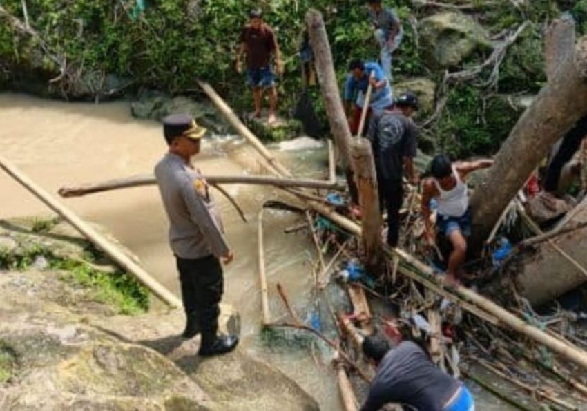 Terseret Arus Sungai Bah Tongguran, Warga Tanah Jawa, Simalungun Dikabarkan Hilang