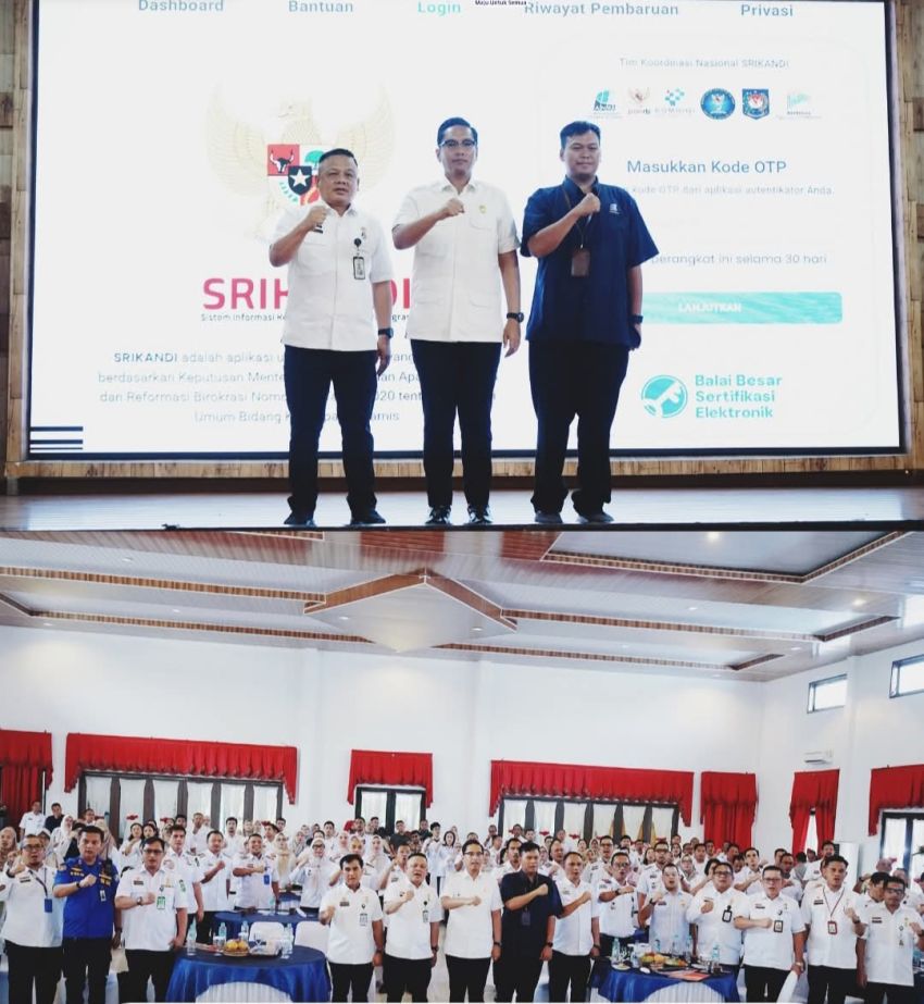 Wali Kota Medan Launching dan Bimtek Aplikasi Srikandi di Lingkungan Pemko Medan