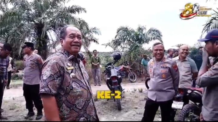 Peringati HUT Bhayangkara ke-80, Kapolres Asahan dan Forkopimda Tinjau Dusun yang Belum Nikmati Listrik PLN