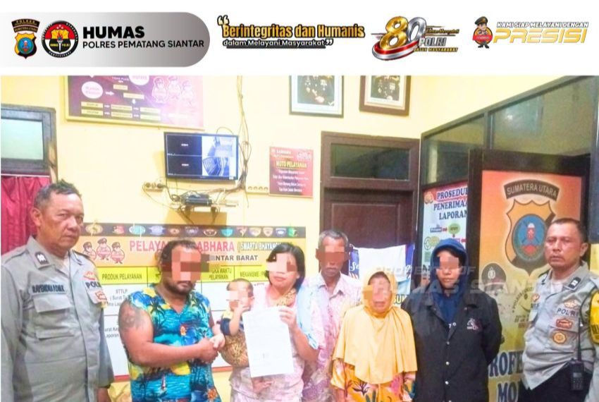 Keributan di Gang Langgar, Berujung di Polsek Siantar Barat dengan Mediasi