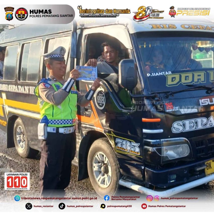 Polres Pematangsiantar Laksanakan Binluh dan Dikmas Lantas