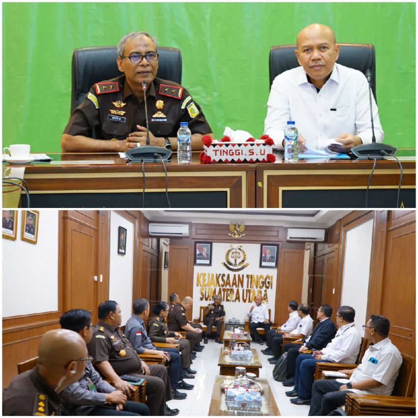 Inspektur Jenderal Kementrian Kelautan & Perikanan RI Kunjungi Kejaksaan  Tinggi Sumatera Utara