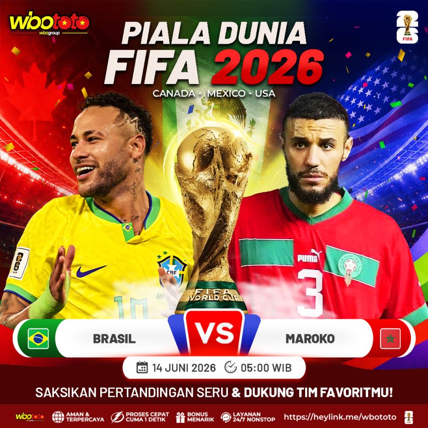 Piala Dunia 2026: Brasil vs Maroko, Awas Diterkam Singa Atlas