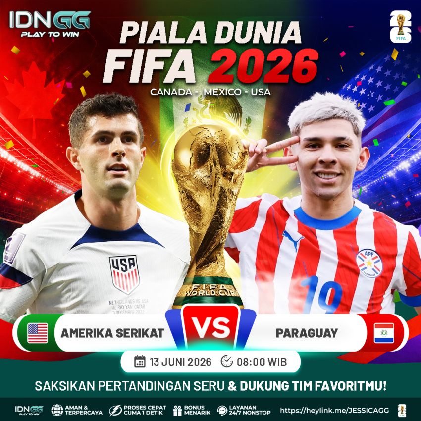 Piala Dunia 2026: Amerika Serikat vs Paraguay, Awas! Banjir Kartu Merah