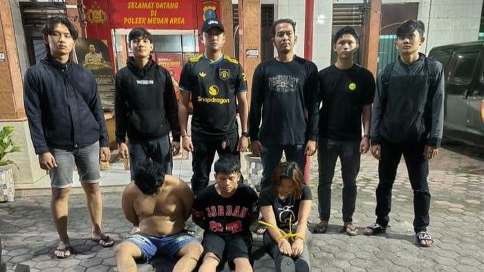 2 Cowok dan 1 Cewek Komplotan Pencuri Sepeda Motor di Parkiran Hotel Diringkus, Hasilnya Buat Judol dan Narkoba