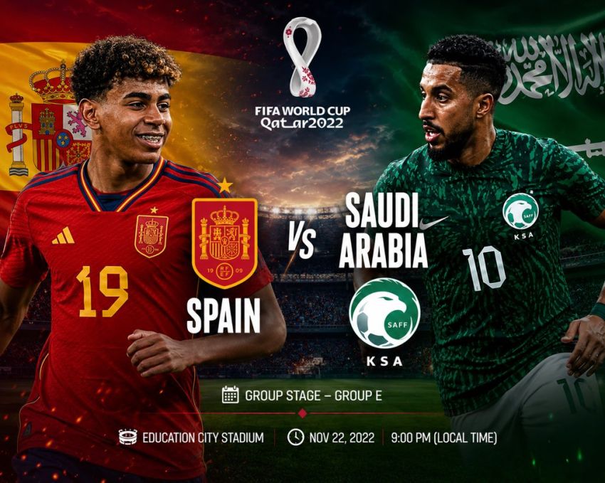 Malam Nanti: Spanyol vs Arab Saudi, Ayo...Lamine Yamal!