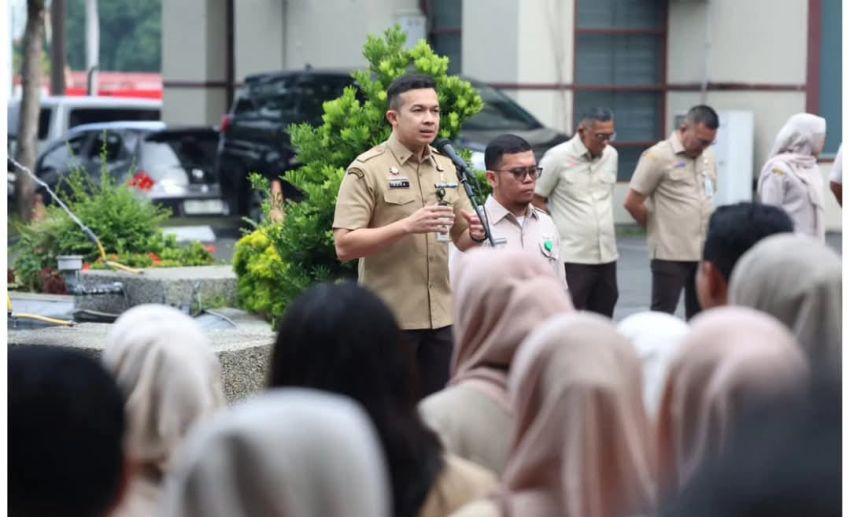 Kepala Bapenda Medan Pimpin Apel Gabungan, Dorong Inovasi Dan Ingatkan Jajaran Tetap Jadi Pelayan Masyarakat