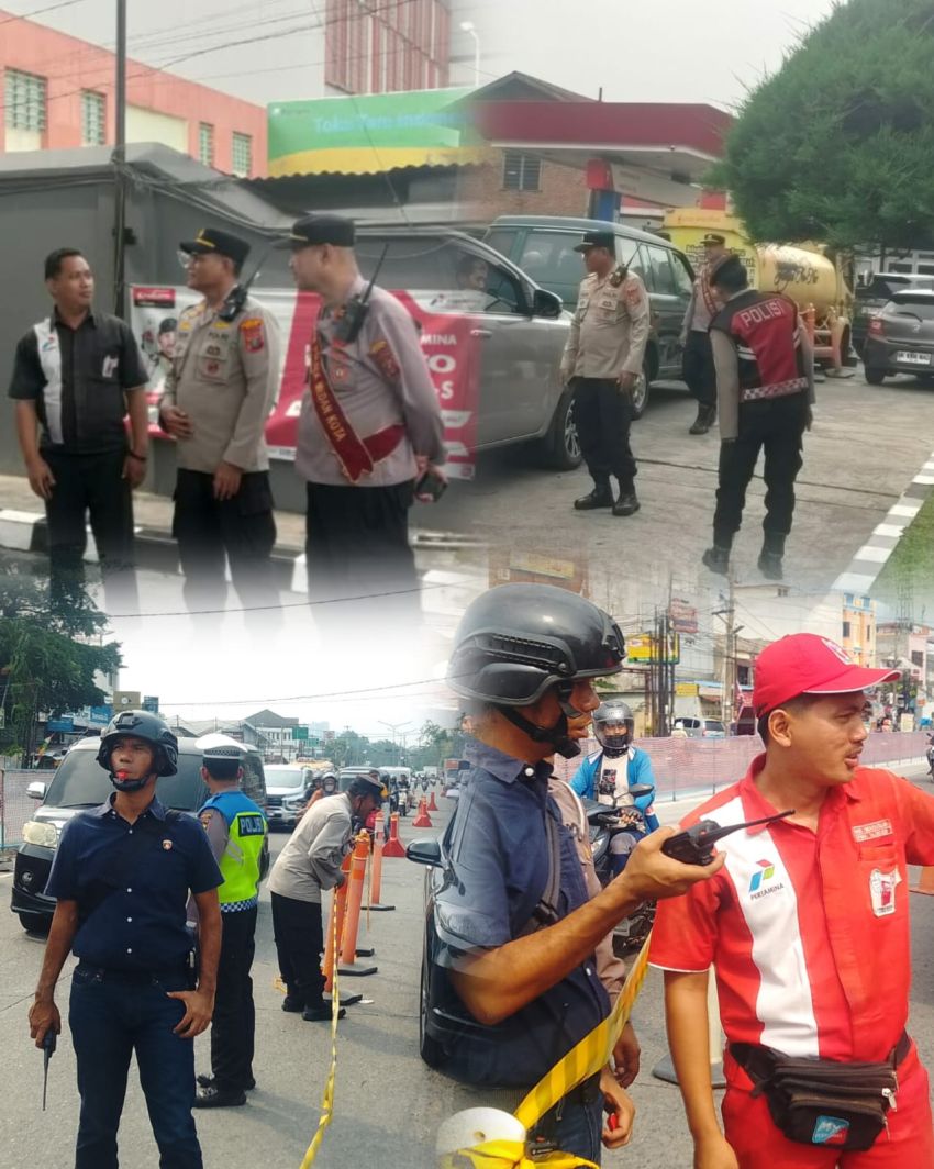 Respon Cepat, Kapolsek Medan Kota Terjun Langsung Pantau 7 SPBU di Wilayah Hukummya