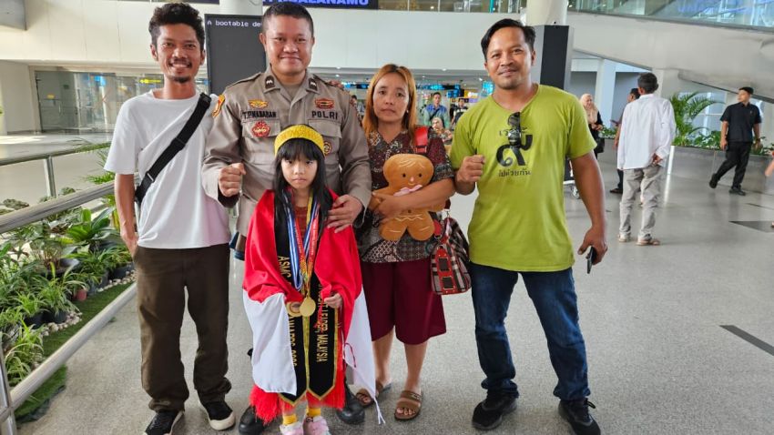 Siswi SD Labuhanbatu Raih Emas ASMC 2026 di Malaysia