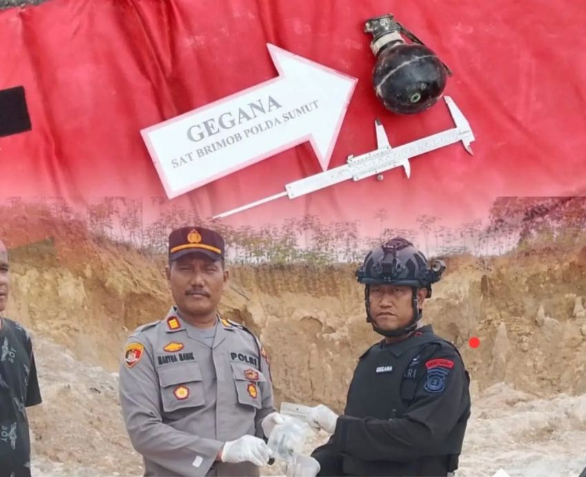 Granat Asap Militer Didisposal dengan Aman di Pematangsiantar