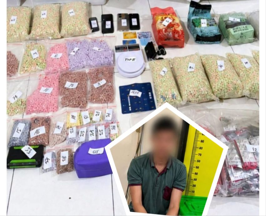 Polisi Bongkar Gudang Penyimpanan Narkotika, 4 Kg Sabu dan 48.411 Butir Ekstasi