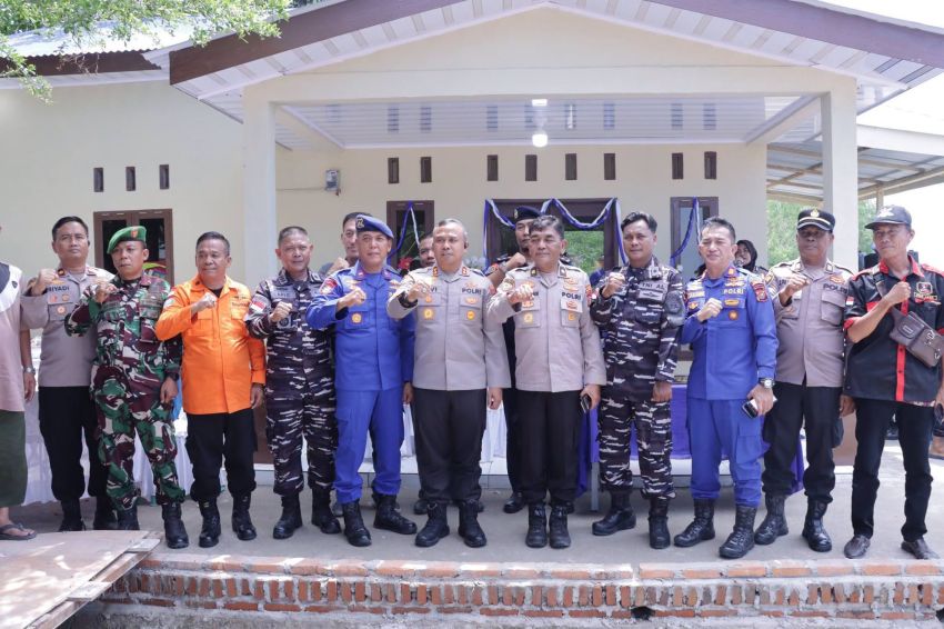 Kapolres Asahan Resmikan Mako Satuan Polairud Polres Asahan
