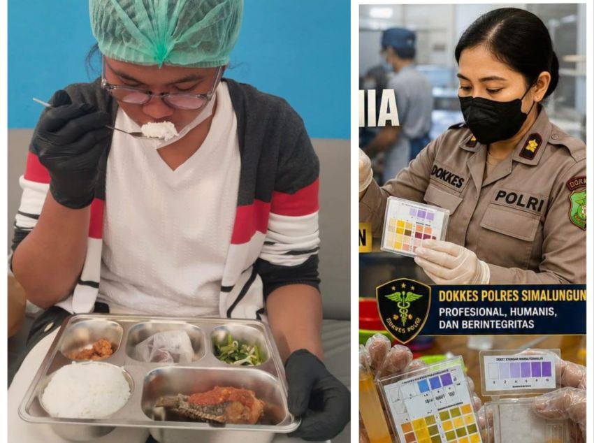 Tim Dokkes Polres Simalungun Pastikan Keamanan Ribuan Porsi Makanan Program Makan Bergizi Gratis