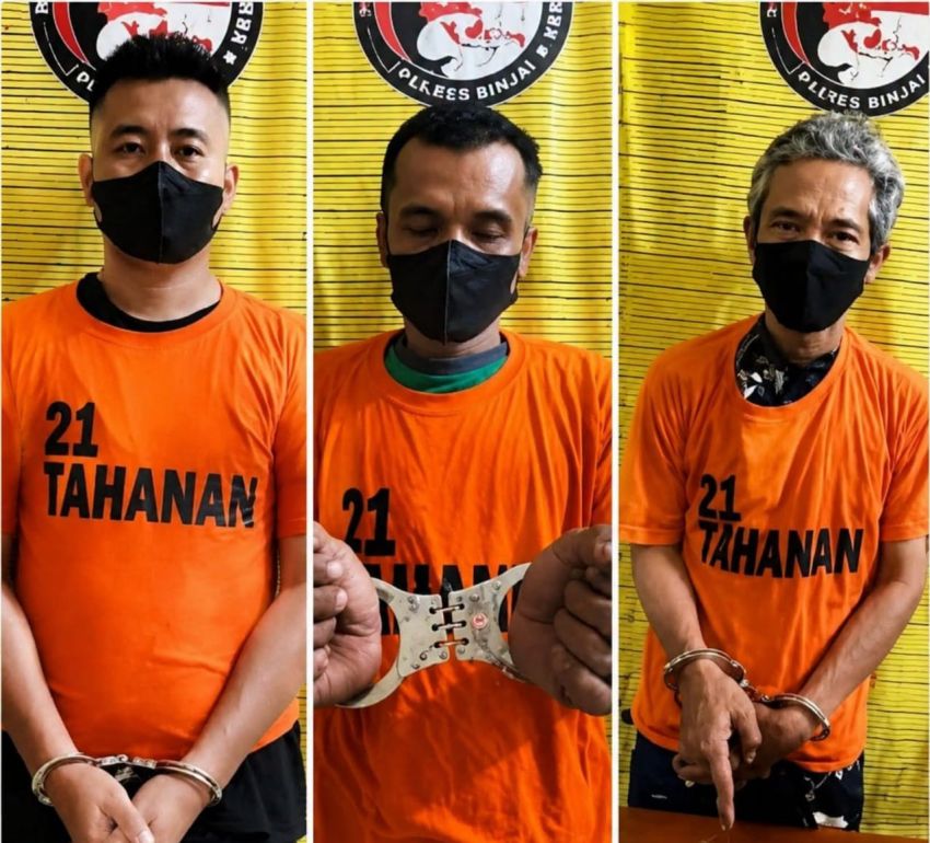 Polres Binjai Tangkap 3 Pelaku Diduga Bandar Narkoba, Sabu dan Ganja Jadi Barbut