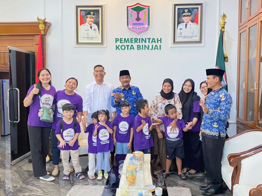 Mutiara Kids Binjai Berbagi untuk Anak dan Pejuang Keluarga