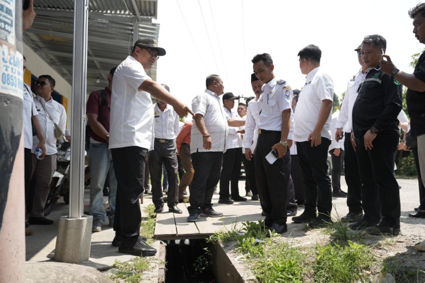 Tinjau Sejumlah Proyek di Tanjung Morawa dan Lubuk Pakam, Bupati Tekankan Kualitas dan Percepatan Pembangunan