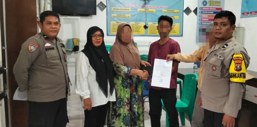 Tempuh Jalur Restorative Justice, Polsek Kolang Mediasi Kasus Pencurian di Tapian Nauli