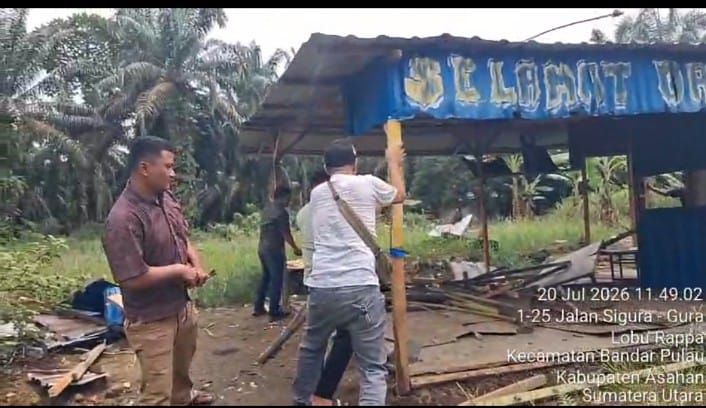 Diduga Jadi Sarang, Barak Narkoba di Lobu Rappah Asahan Dibongkar