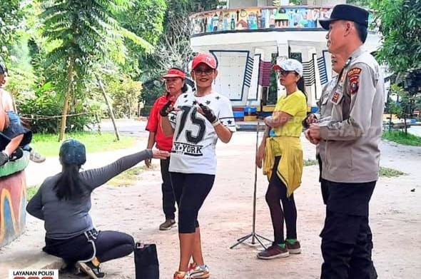 Sat Binmas Polres Pematangsiantar Giat Sambang Kamtibmas