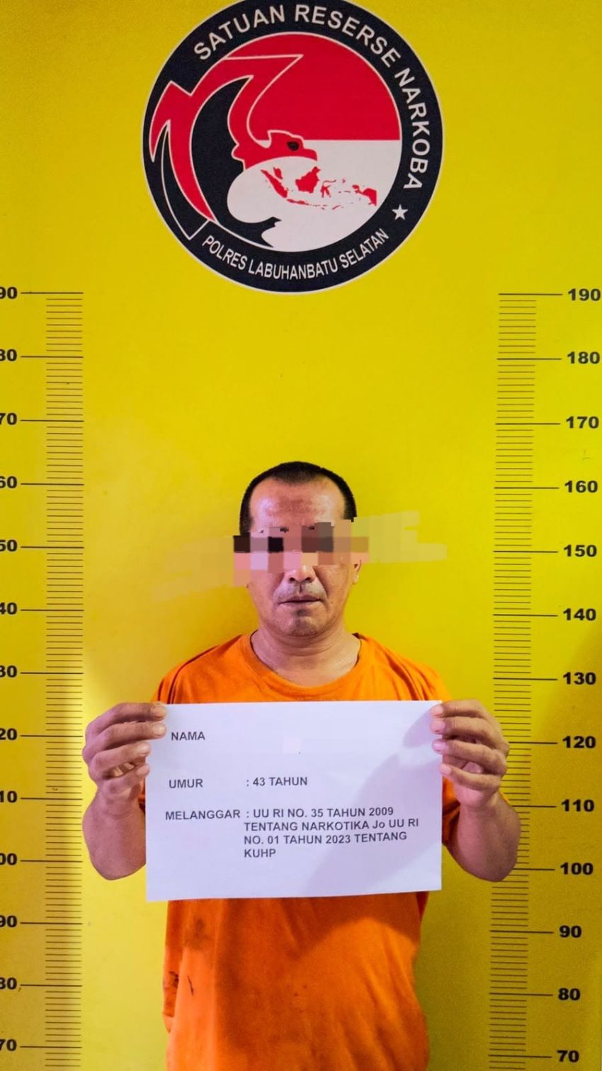 Satres Narkoba Polres Labuhanbatu Selatan Ungkap Peredaran Sabu