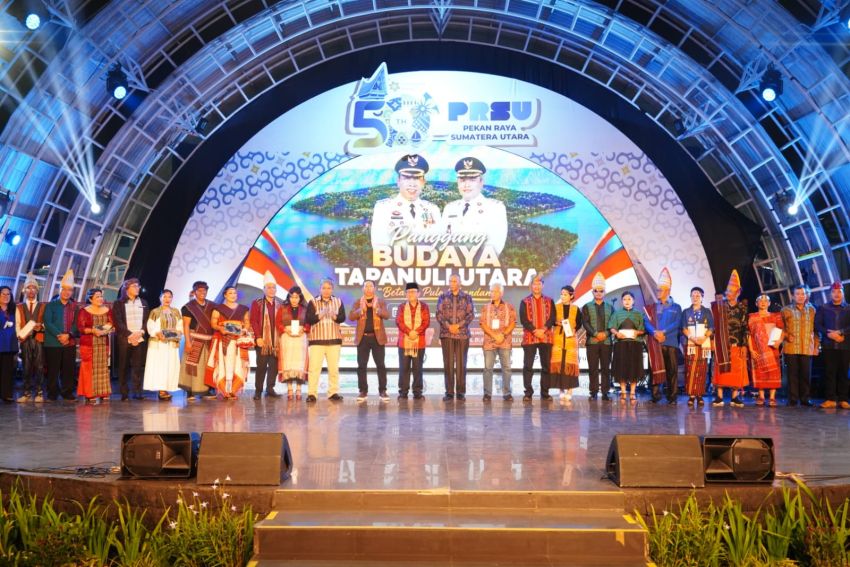 Panggung Budaya Beta Tu Pulo Sibandang Meriahkan PRSU Ke-50, Pemkab Taput Promosikan Wisata Berbasis Budaya