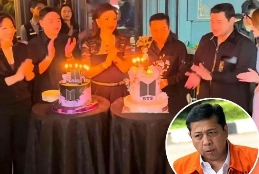 Ssst... Setnov Pamer Hadir di Pesta Mewah Bertema BTS, Netizen Langsung Murka!