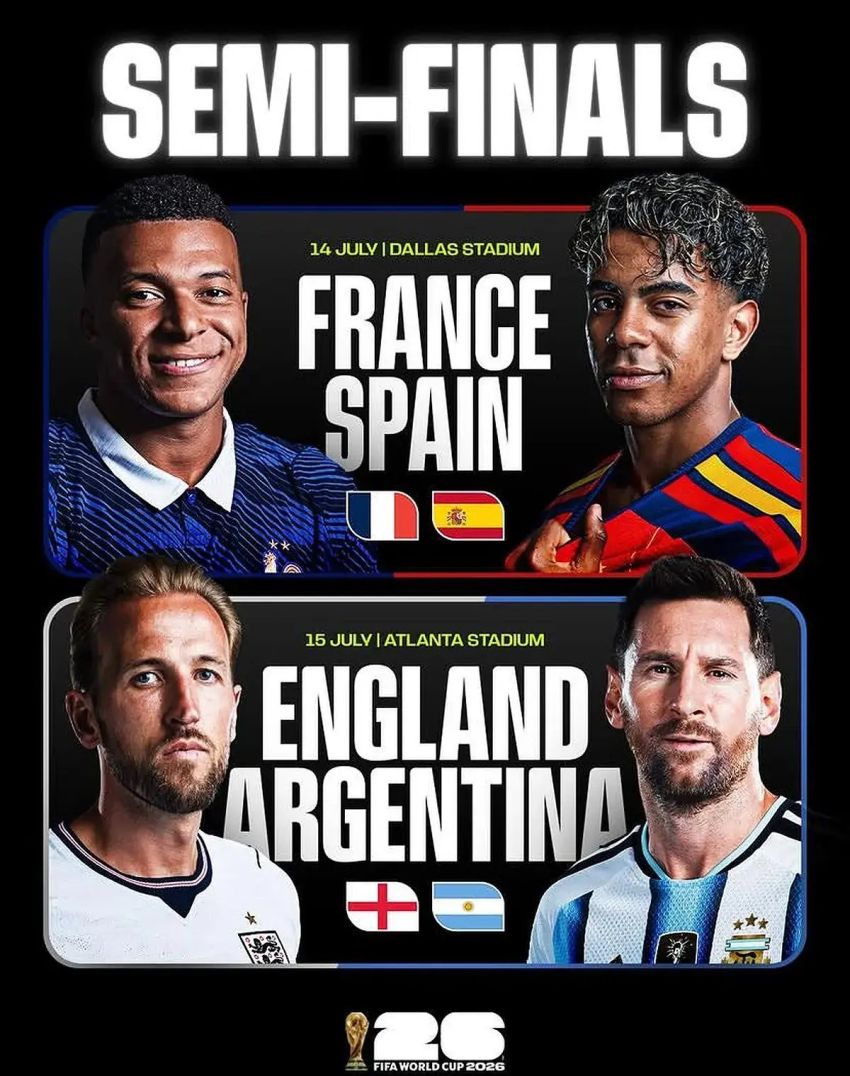 Ini Dia Fakta Empat Jagoan Semifinalis Piala Dunia 2026