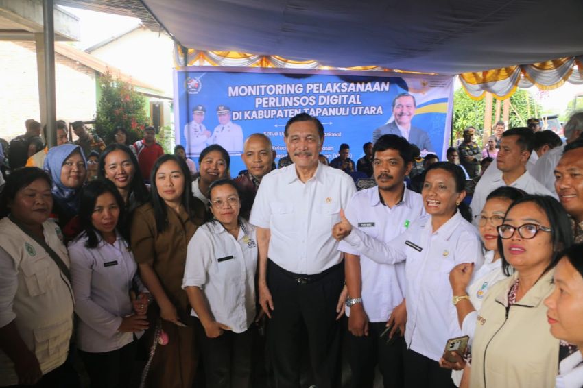 Komitmen Pemkab Taput dalam Digitalisasi Bansos Diapresiasi Ketua DEN Luhut Pandjaitan