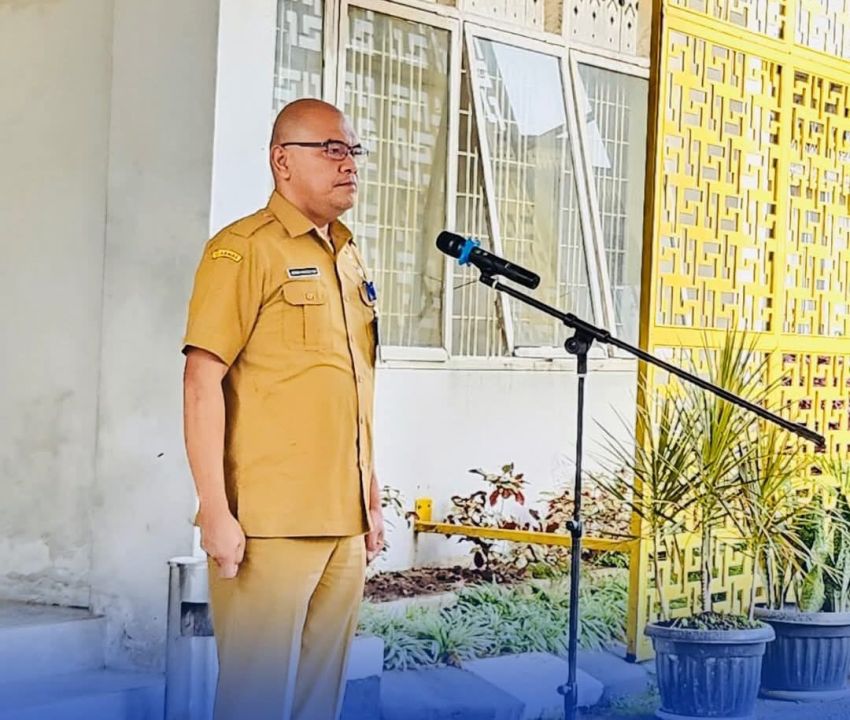 Dinas SDABMBK Kota Medan Apel Pagi, Tekankan Disiplin Dan Percepatan Program Kerja