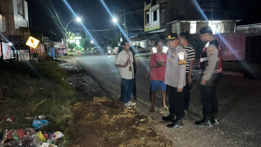 Polres Tapanuli Tengah Amankan 2 Terduga Pelaku Galian Kabel Optik PT Telkom