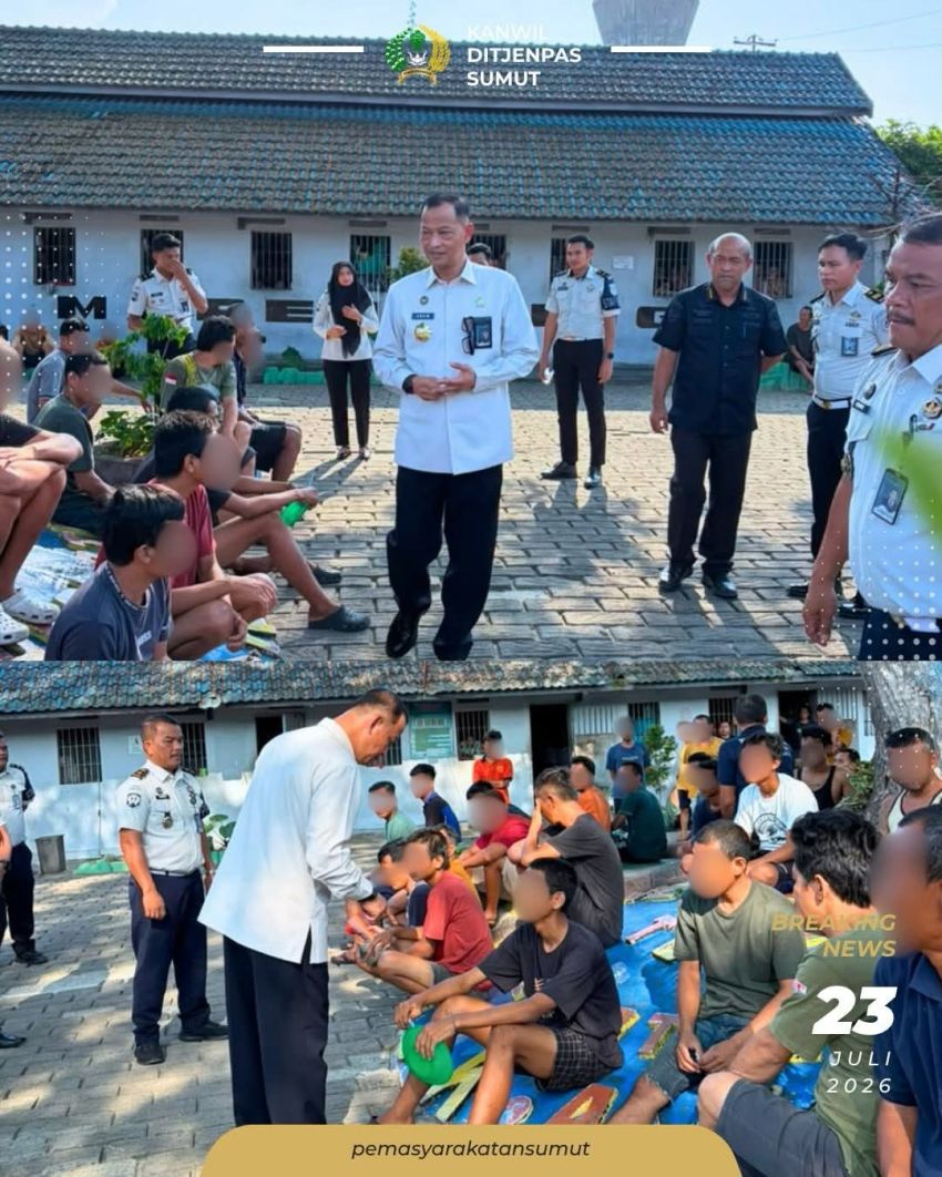 Kakanwil Ditjenpas Sumut Tinjau Lapas Tebing Tinggi