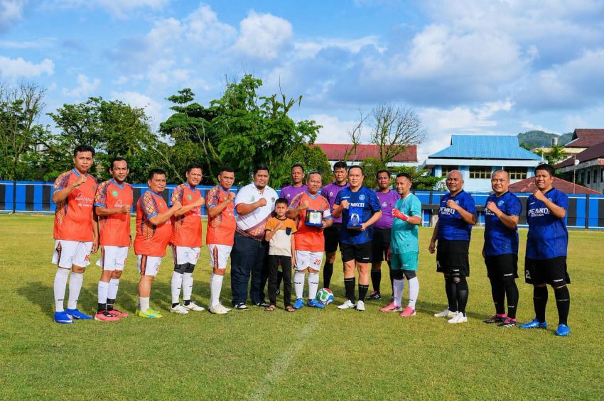 Pemko Sibolga Pererat Silaturahmi dengan Pemko Padang Sidempuan Lewat Pertandingan Persahabatan