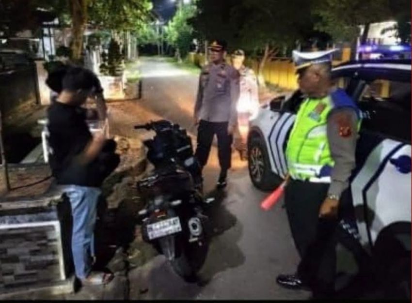 Polres Tebing Tinggi Amankan 20 Unit Sepeda Motor Knalpot Brong