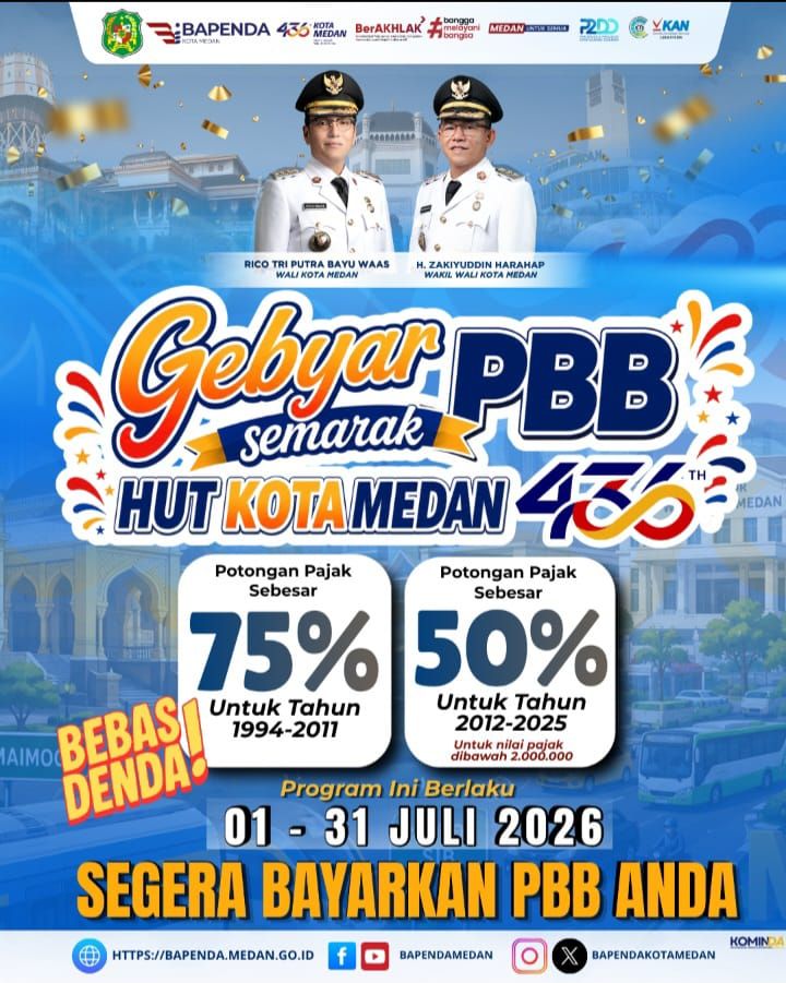 Gebyar PBB Semarak HUT Kota Medan Ke-436, Bapenda Kota Medan Lakukan Terobosan Dalam Membangun Kota Medan