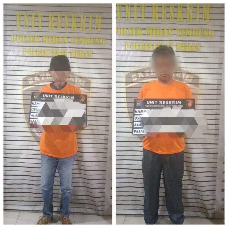 Alamak! Diduga Hendak Memeras, Polsek Tembung Amankan 2 Pria Ngaku Wartawan