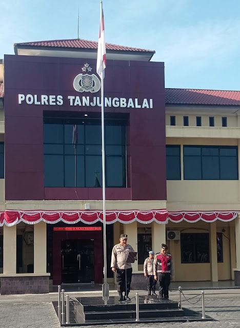 Pimpin Apel Perdana, Wakapolres Tanjungbalai yang Baru Ajak Anggota Semangat Bertugas