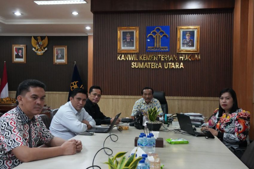 Kanwil Kemenkum Sumut Ikuti 'Pasti Ada Solusi'