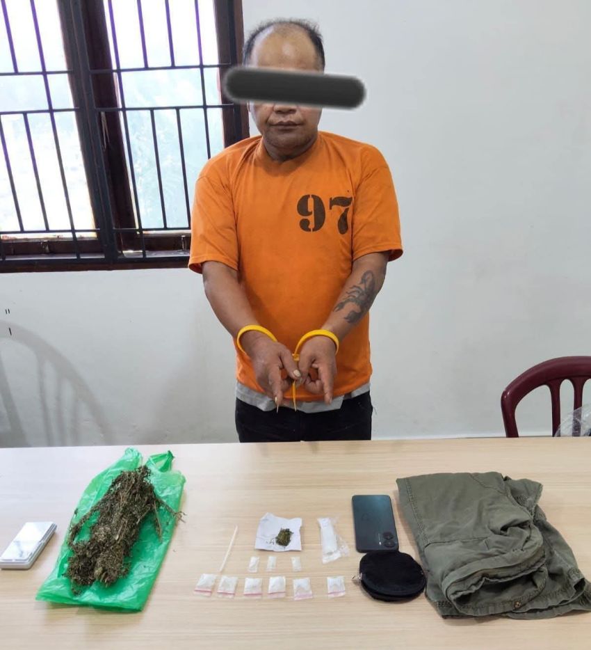Petani di Karo Ditangkap Satresnarkoba, Simpan Sabu dan Ganja di 2 Lokasi