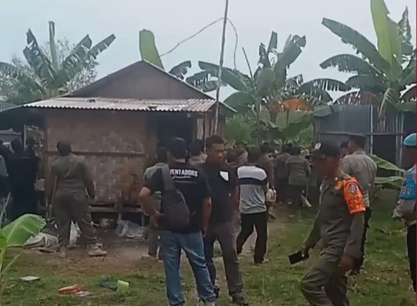 Pemkab Deli Serdang Tertibkan Posko Kelompok Tani di Kawasan Hutan Lindung Rugemuk, Pantai Labu