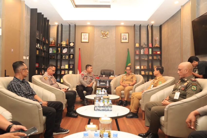 Kapolres Belawan Kunjungi Wali Kota Medan, Perkuat Koordinasi