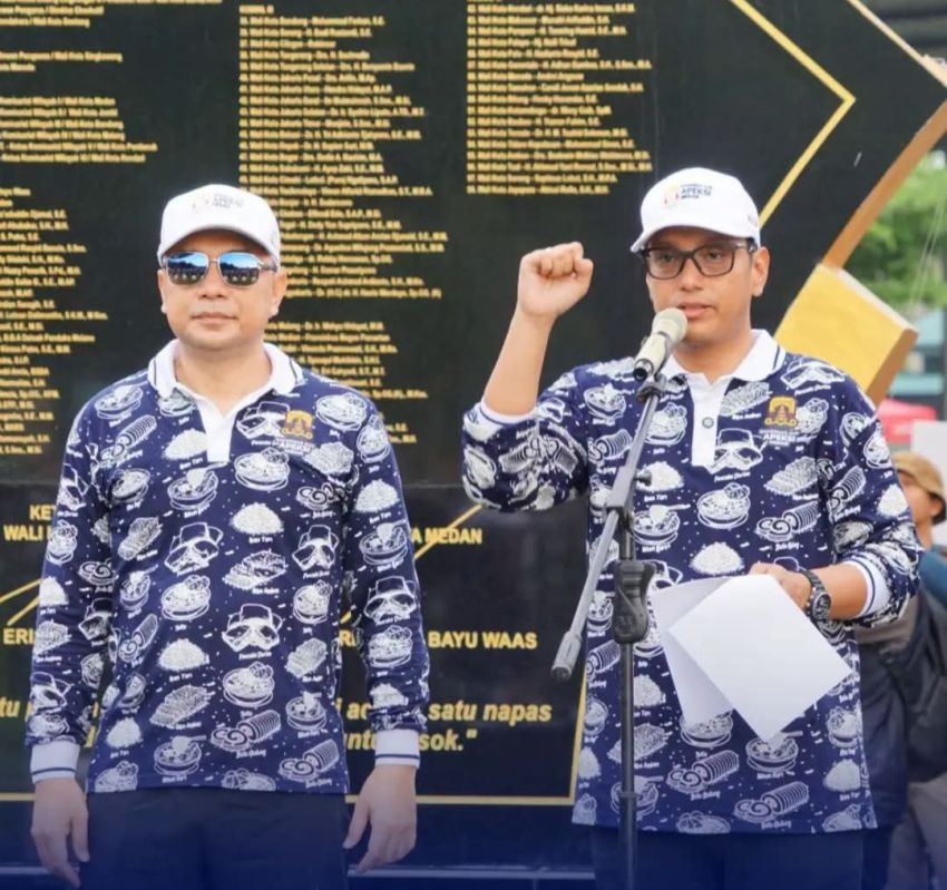 Resmikan Tugu Kota Tangguh dan Tanam 120 Pohon, 98 Walikota Tinggalkan Jejak Di Kota Medan