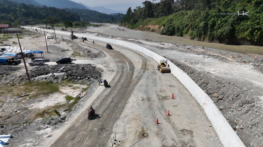 Jelang HUT Ke-81 RI, Hutama Karya Kebut Penanganan Darurat Jalan Longsor di Aceh dan Sumatera