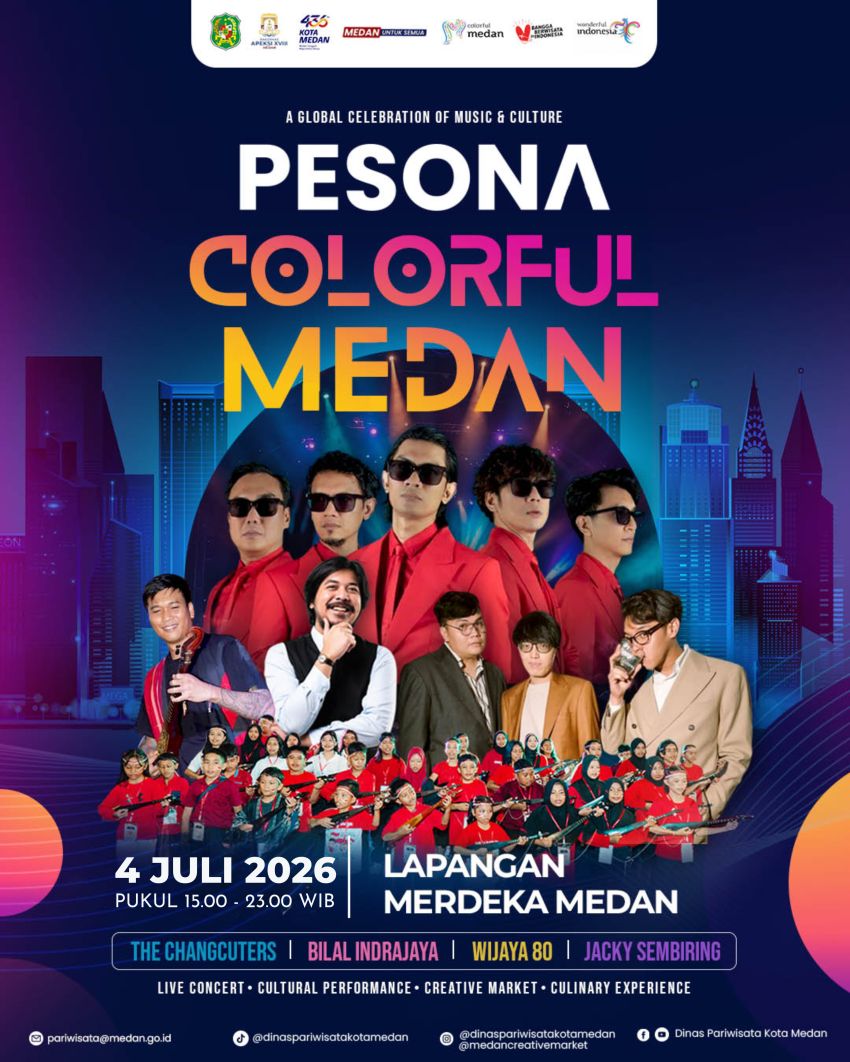 Pesona Colorful Medan, Rekor MURI Kulcapi dan The Changcuters
