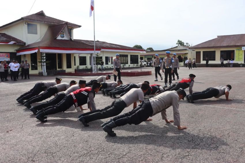 Bid Propam Polda Sumut Gelar Gaktibplin di Polres Dairi