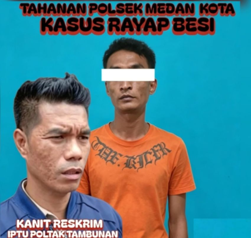 Bobol Bengkel Las, Residivis Rayap Besi Ditangkap Temannya Buron